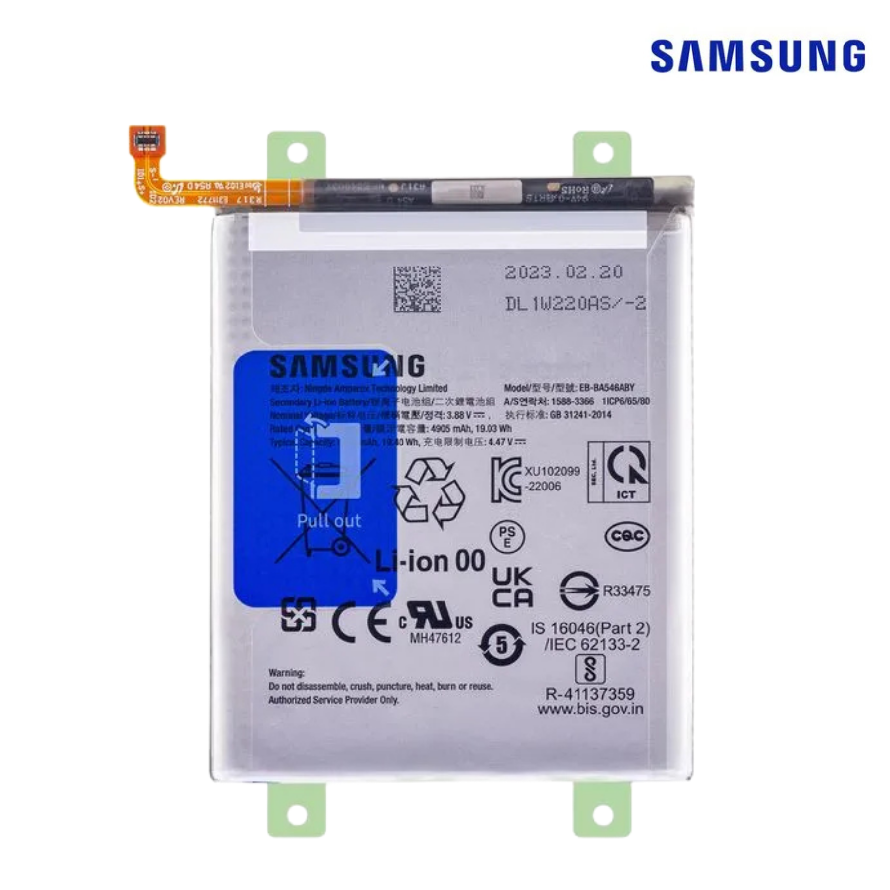 Samsung Galaxy A56 A566 / A36 A366 Battery EB-BA566ASE Service pack 